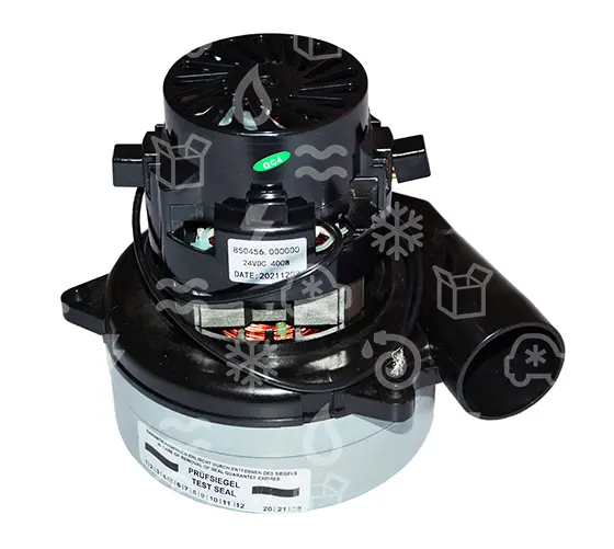motor vysavače  450 W/24 V, AMETEK, (D=144 mm, H=169 mm ) TANGENCIÁLNÍ BYPASS